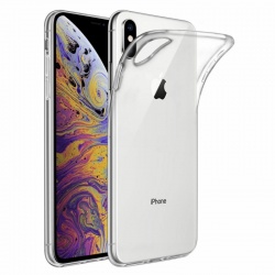 Iphone XR Silicon Clear Case and Tempered Glass